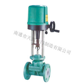 電動(dòng)襯氟調節隔膜閥